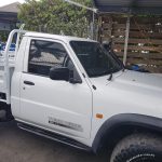 mobile window tinting Ipswich on ute